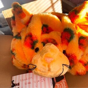 GIANT Pumpkin Kitty Build a Bear NWT PET / SMOKE FREE